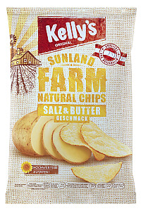 Kelly's Sunland Farm Chips Salz & Butter