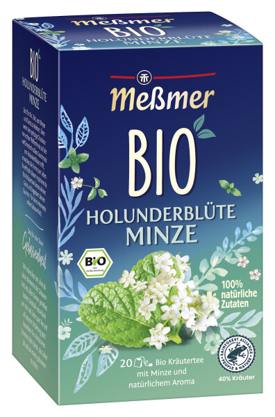 MEßMER Bio Holunderblüte Minze