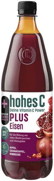 Hohes C Plus Eisen Apfel-Granatapfel-Himbeer