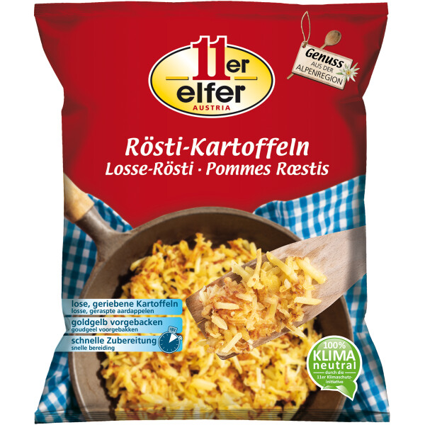 11er Rösti Kartoffeln fein gerieben 