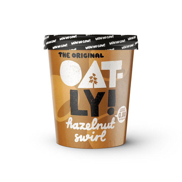 Oatly Hafer Eis Hazelnut Swirl