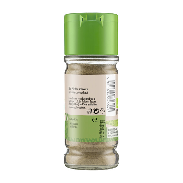 Kotányi Bio Pfeffer schwarz, gemahlen