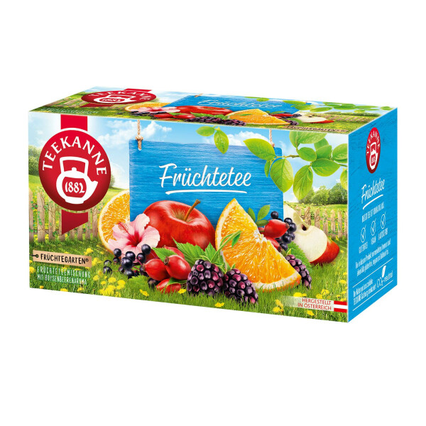 Teekanne Früchtegarten Früchtetee