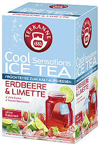 Teekanne Cool Sensations Ice Tea Erdbeer & Limette