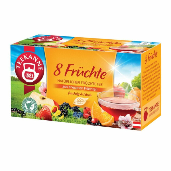 Teekanne 8 Früchte Früchtetee
