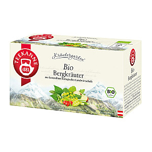 Teekanne Kräutergarten Bergkräuter