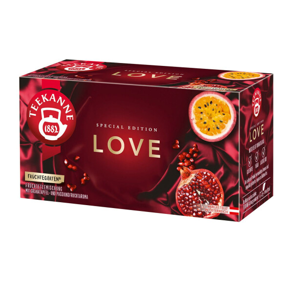 Teekanne Früchtegarten Love