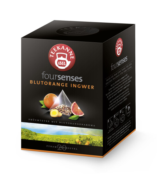 Teekanne Foursenses Blutorange-Ingwer