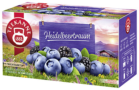 Teekanne Früchtegarten Heidelbeertraum