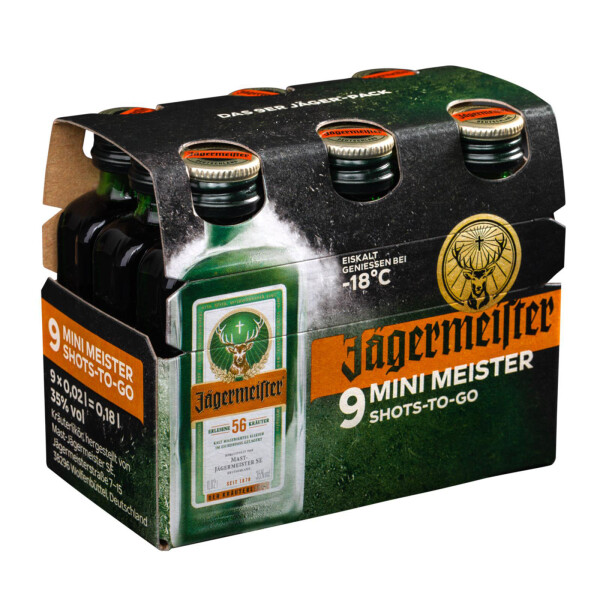 Jägermeister 9er Packung
