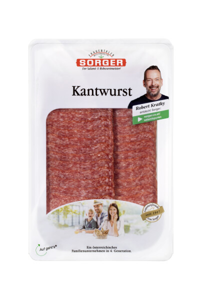 SORGER Kantwurst geschnitten