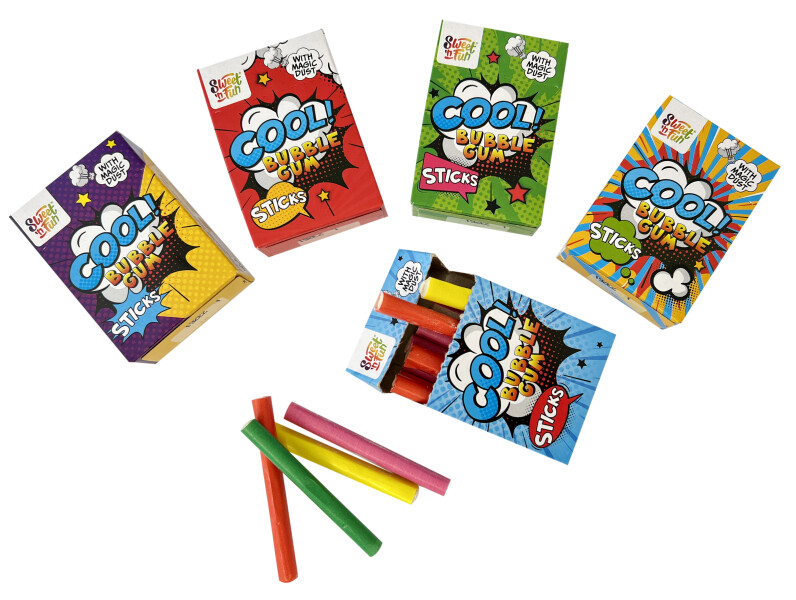 Kaugummi Sticks mit Zauberrauch
