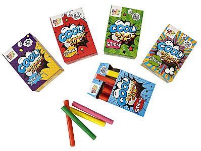 Kaugummi Sticks mit Zauberrauch