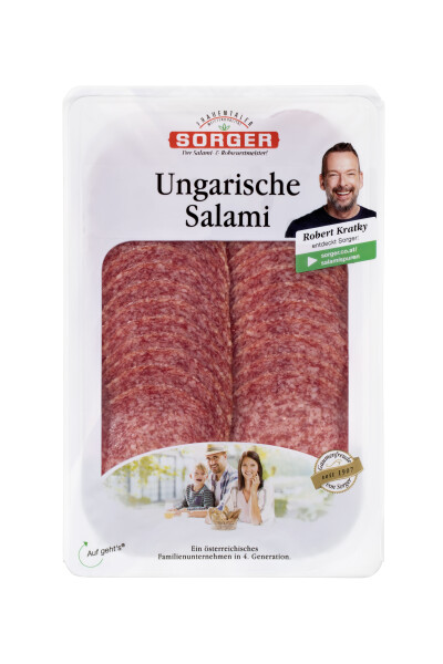 Sorger Ungarische Salami aufgeschnitten