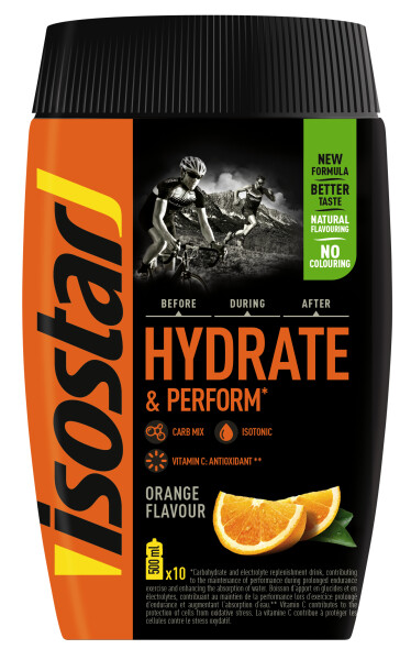 Isostar Hydrate & Perform Pulver Orange