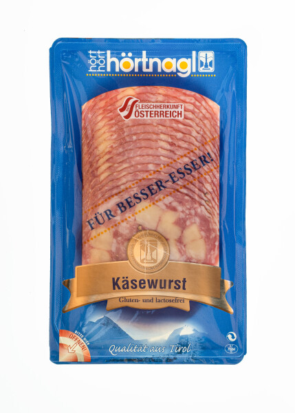 Hörtnagl Käsewurst geschnitten