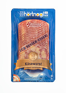 Hörtnagl Käsewurst geschnitten