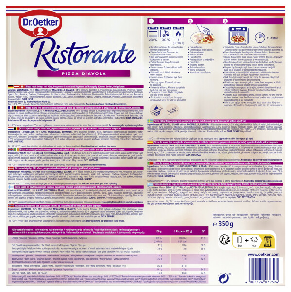 Dr. Oetker Ristorante Pizza Diavola