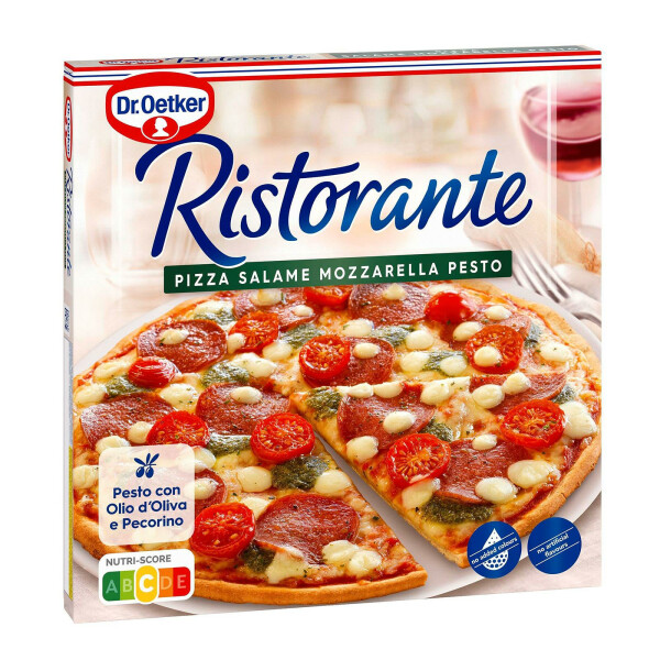 Dr. Oetker Ristorante Pizza Salame Mozzarella Pesto