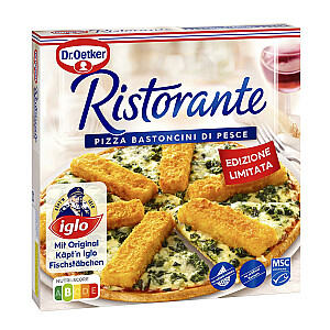 Dr. Oetker Ristorante Bastoncini di Pesce Fischstäbchenpizza