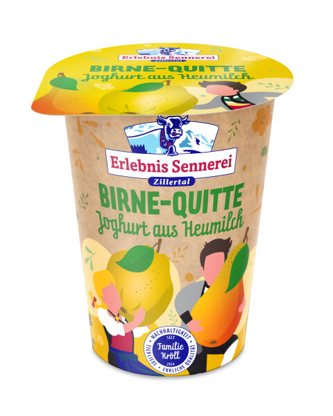 ErlebnisSennerei Zillertal Heumilchjoghurt Birne-Quitte