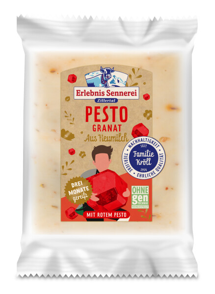 Erlebnis Sennerei Zillertal Granat m. rotem Pesto