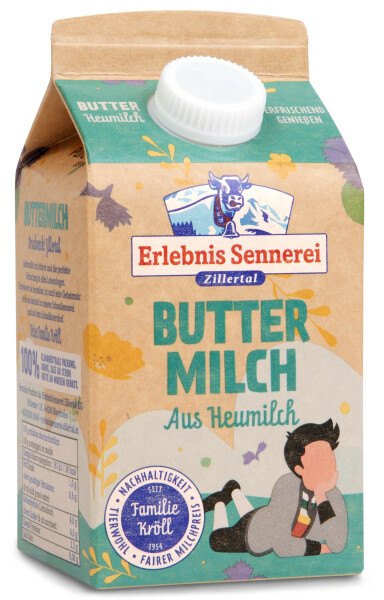 ErlebnisSennerei Zillertal Zillertaler Buttermilch 1%