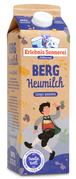 Zillertaler Bergheumilch länger frisch