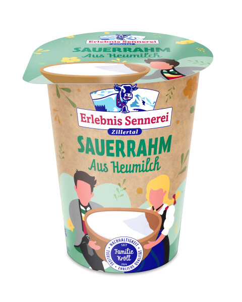 Erlebnis Sennerei Zillertal Sauerrahm 15%