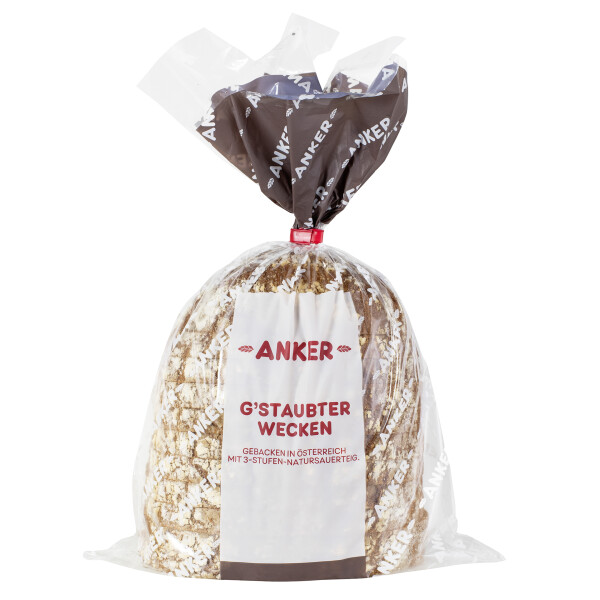 Anker G'staubter Wecken geschnitten