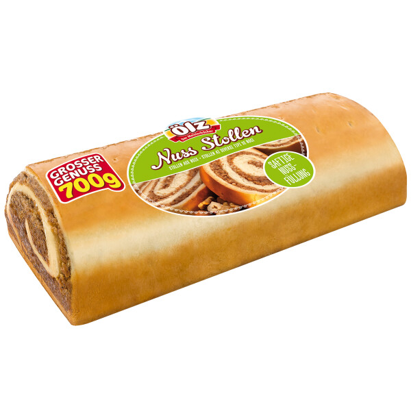 Ölz Nuss-Stollen gerollt