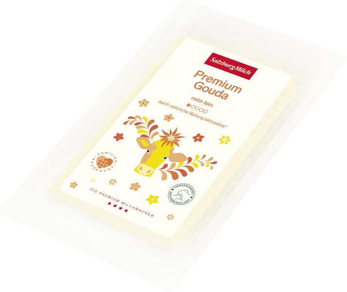 SalzburgMilch Gouda in Scheiben