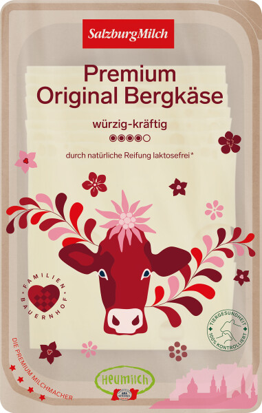 SalzburgMilch Bergkäse in Scheiben