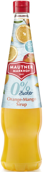 Mautner Markhof Orange-Mango Sirup 0% Zucker