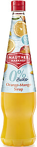 Mautner Markhof Orange-Mango Sirup 0% Zucker