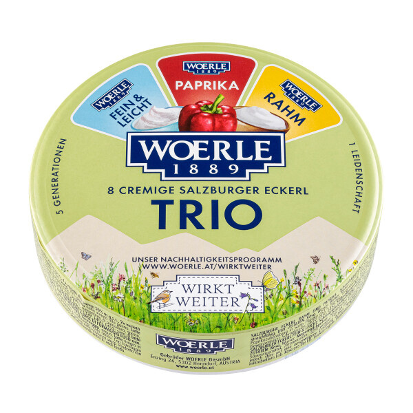 Woerle Salzburger Eckerl Trio Schmelzkäse