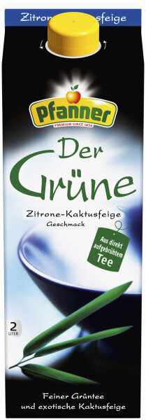 Pfanner Grüner Tee Zitrone-Kaktusfeige