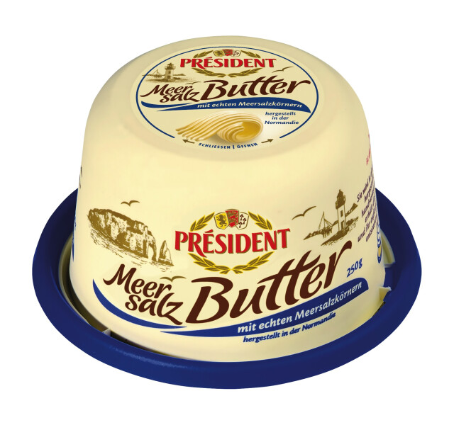 Président Butter mit Meersalz