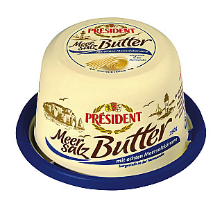 Président Butter mit Meersalz