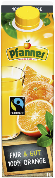 Pfanner Orangensaft Fairtrade