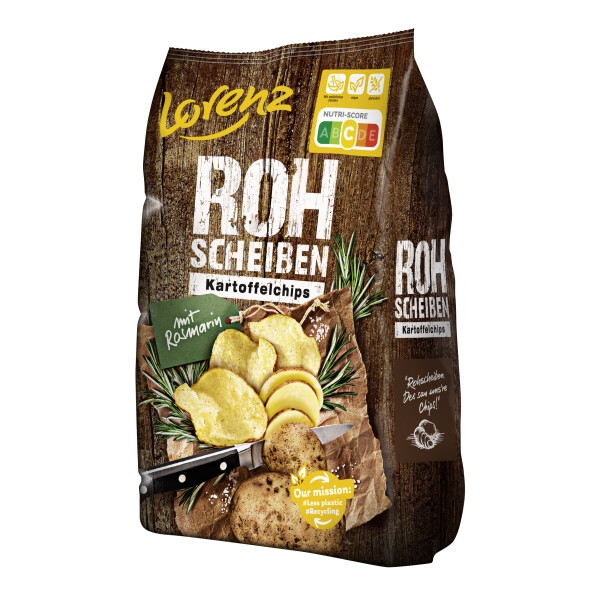Lorenz Rohscheiben Chips mit Rosmarin