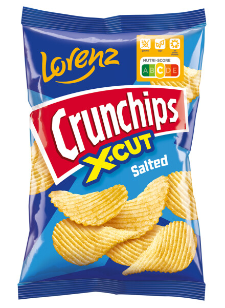 Lorenz Crunchips X-Cut Meersalz