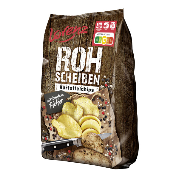 Lorenz Rohscheiben Chips Pfeffer