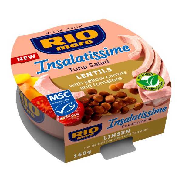 Rio Mare Insalatissime Tuna Salad Linsen