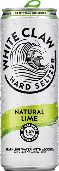 White Claw Hard Seltzer Natural Lime 4.5 % Vol.