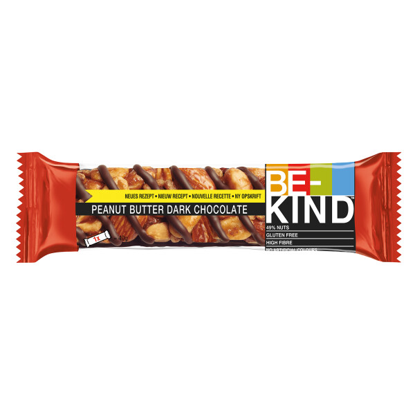 BE-KIND Erdnussbutter Dunkle Schokolade & Meersalz Nussriegel