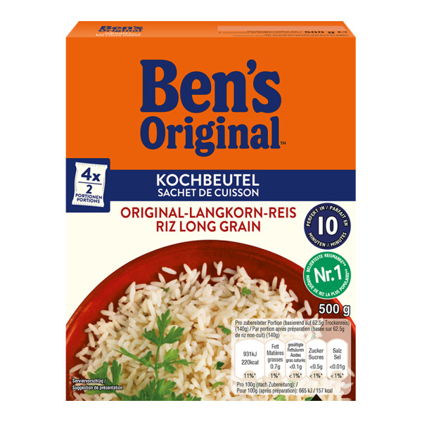 Ben´s Original Langkornreis Kochbeutel