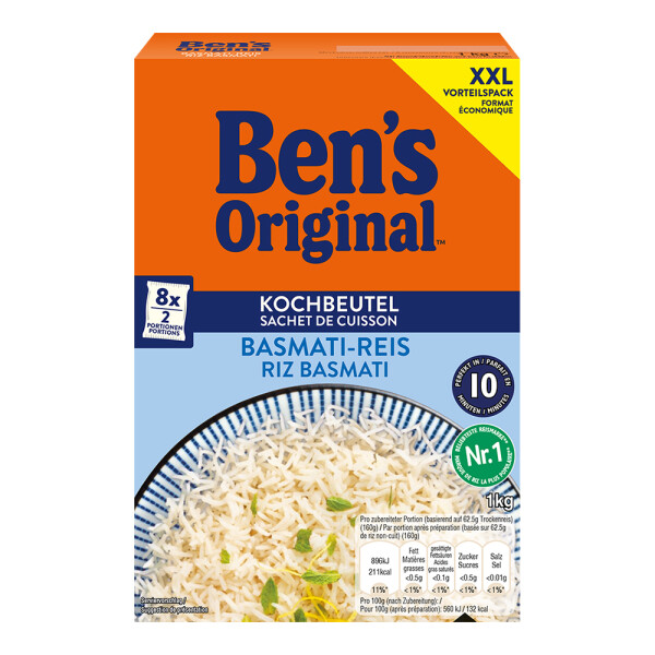 Ben's Original Basmati-Reis Kochbeutel