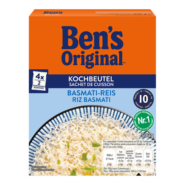 Ben's Original Basmati-Reis Kochbeutel