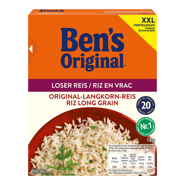 BEN'S ORIGINAL Spitzen-Langkorn-Reis 20 Minuten